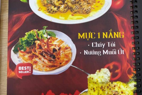 Bìa Thực đơn
